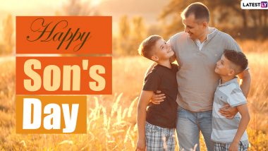 Son's Day 2022 Wishes, Greetings, Images, Quotes and HD Wallpapers For National Sons Day